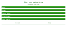 Tablet Screenshot of elburymoor.co.uk